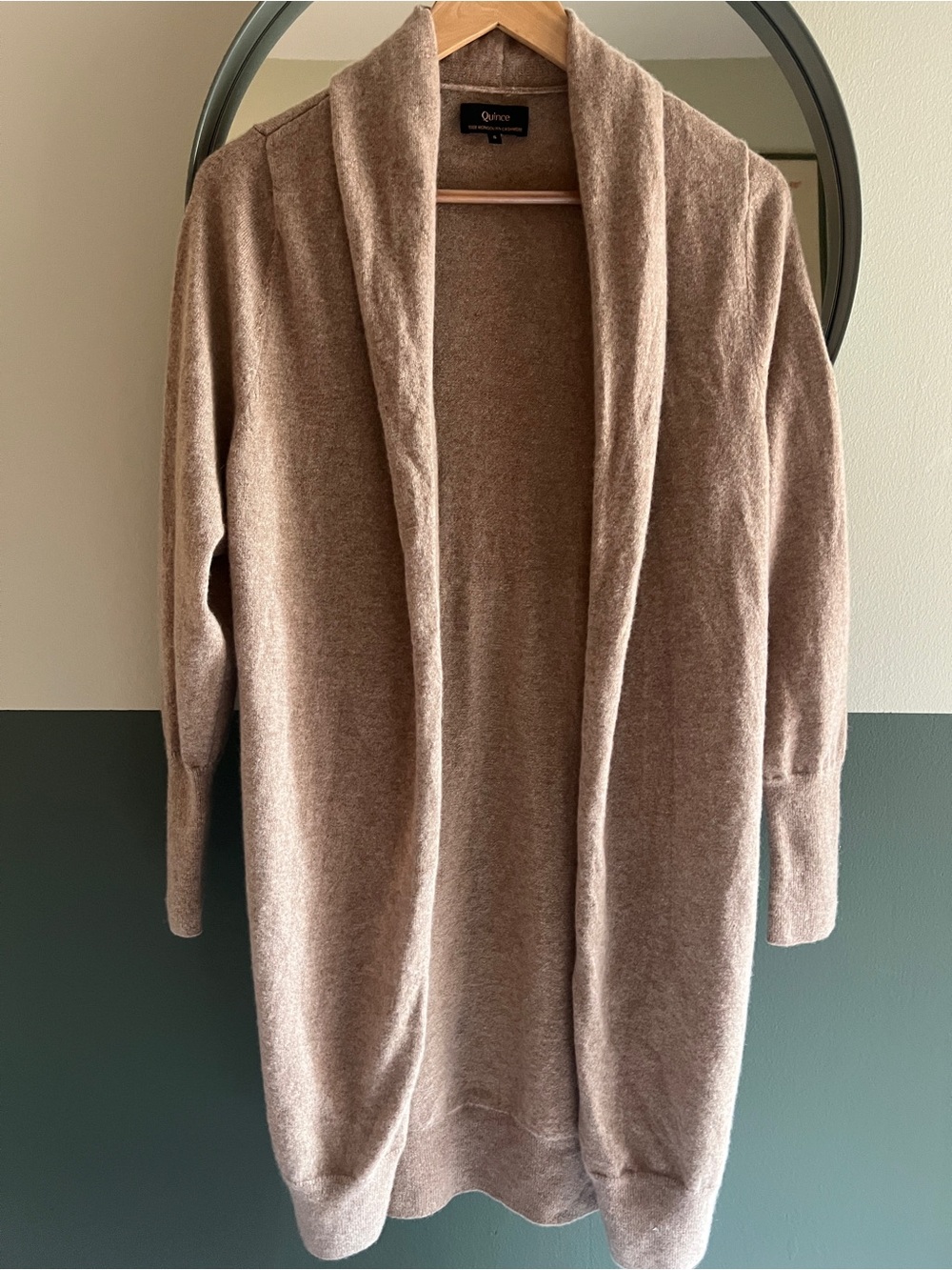 Cashmere Oatmeal Duster — S — Quince